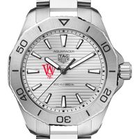 WashU Men's TAG Heuer Steel Aquaracer with Silver Dial