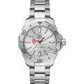 WashU Men's TAG Heuer Steel Aquaracer with Silver Dial - Image 2