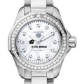 Central Michigan Women's TAG Heuer Steel Aquaracer with Diamond Dial & Bezel - Image 1