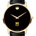 Michigan Ross Men's Movado Gold Museum Classic Leather - Image 1