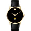 Michigan Ross Men's Movado Gold Museum Classic Leather - Image 2
