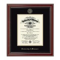University of Missouri PhD Diploma Frame, the Fidelitas - Image 1
