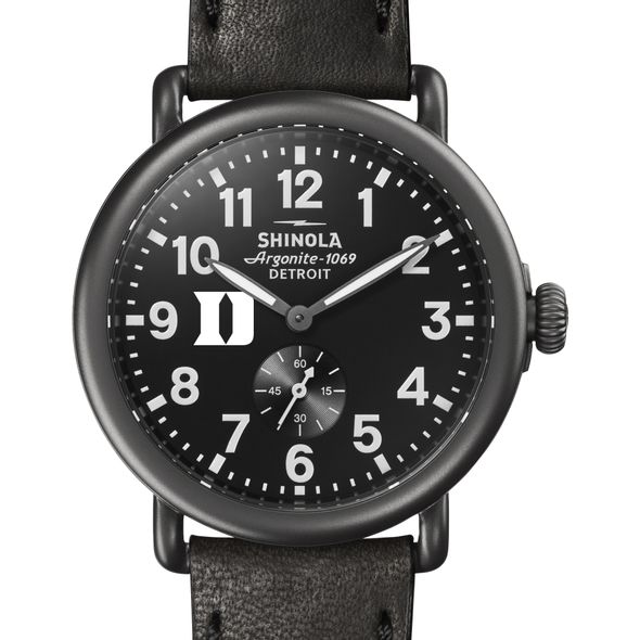 Duke Shinola Watch, The Runwell 41mm Black Dial - Image 1