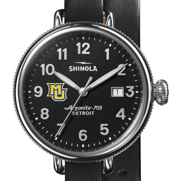 Marquette Shinola Watch, The Birdy 38mm Black Dial - Image 1