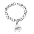 Oklahoma State University Sterling Silver Charm Bracelet - Image 1