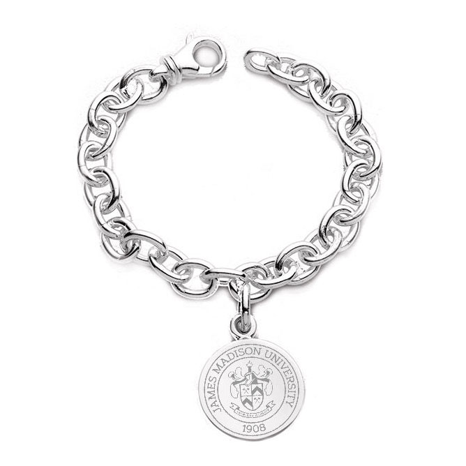 James Madison Sterling Silver Charm Bracelet
