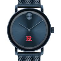 Rutgers Men's Movado Bold Blue with Mesh Bracelet