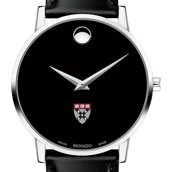 HBS Men's Movado Museum with Leather Strap - Image 1