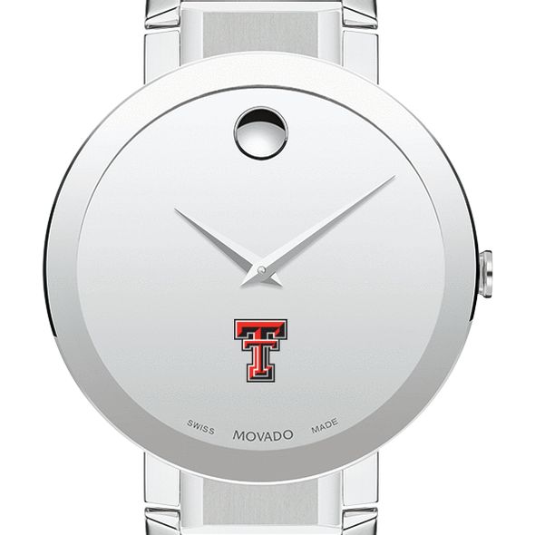 Texas Tech Men's Movado Sapphire Museum with Bracelet