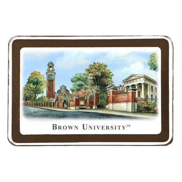 Brown Eglomise Paperweight