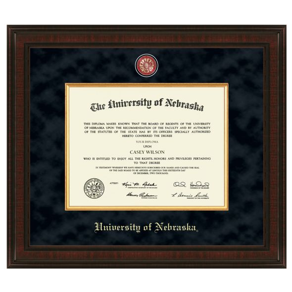 Nebraska Diploma Frame - Excelsior - Image 1