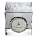 Chicago Booth Glass Desk Clock by Simon Pearce - Image 2