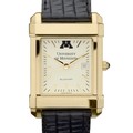 Minnesota Men's Gold Quad with Leather Strap - Image 1