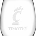 Cincinnati Stemless Wine Glasses Made in the USA - Set of 4 - Image 3