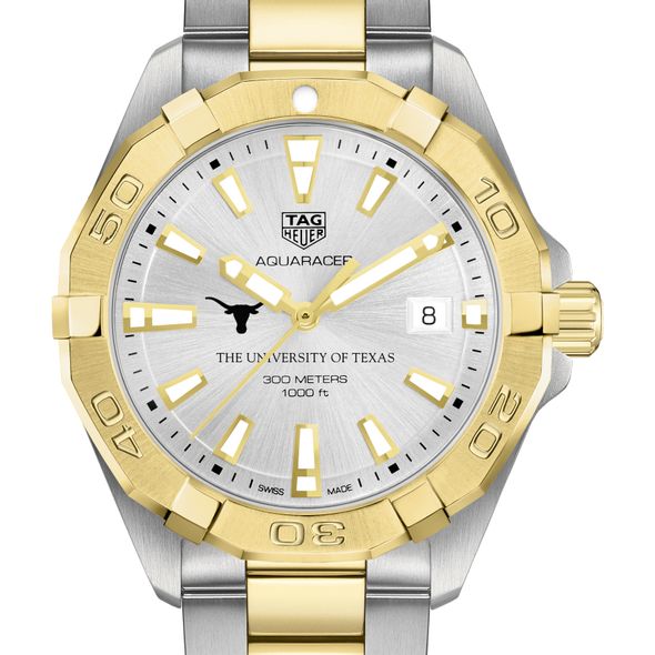 University of Texas Men's TAG Heuer Two-Tone Aquaracer
