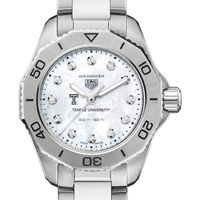 Temple Women's TAG Heuer Steel Aquaracer with Diamond Dial