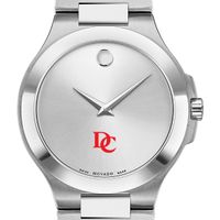 Davidson Men's Movado Collection Stainless Steel Watch with Silver Dial