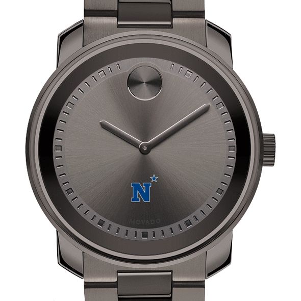 US Naval Academy Men's Movado BOLD Gunmetal Grey