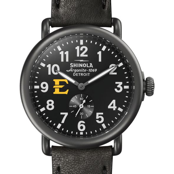 East Tennessee State Shinola Watch, The Runwell 41mm Black Dial - Image 1
