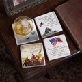 Naval Quotes Marble Coasters - Image 1