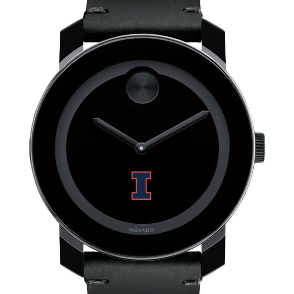 Illinois Men's Movado BOLD with Leather Strap - Image 1