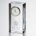 ECU Tall Glass Desk Clock by Simon Pearce - Image 1