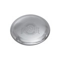 Ohio State Glass Dome Paperweight by Simon Pearce - Image 1