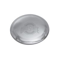 Ohio State Glass Dome Paperweight by Simon Pearce