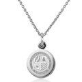 Loyola Necklace with Charm in Sterling Silver - Image 1