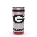 Georgia Bulldogs 20 oz. Stainless Steel Tervis Tumblers with Hammer Lids - Set of 2 - Image 1
