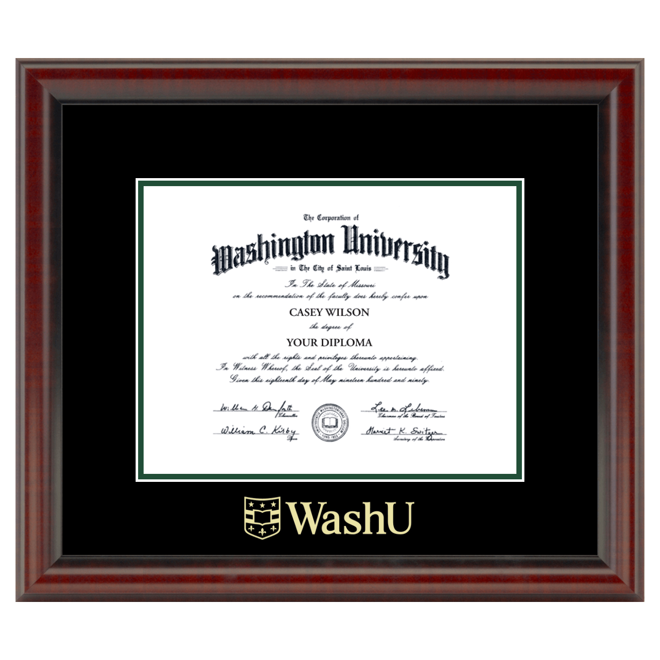 WUSTL Diploma Frame, the Fidelitas