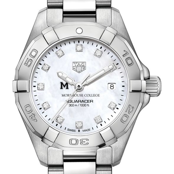 Morehouse Women's TAG Heuer Steel Aquaracer with MOP Diamond Dial - Image 1