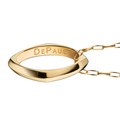 DePaul Monica Rich Kosann Poesy Ring Necklace in Gold - Image 3