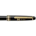 Ole Miss Montblanc Meisterstück Classique Rollerball Pen in Gold - Image 2