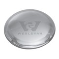 Wesleyan Glass Dome Paperweight by Simon Pearce - Image 1