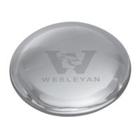 Wesleyan Glass Dome Paperweight by Simon Pearce