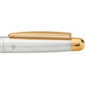 St. Lawrence Fountain Pen in Sterling Silver with Gold Trim - Image 2