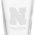 University of Nebraska 16 oz Pint Glass- Set of 4 - Image 3