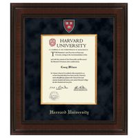 Harvard PhD Diploma Frame - Excelsior