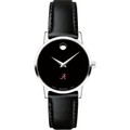 University of Alabama Women's Movado Museum with Leather Strap - Image 2