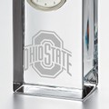 Ohio State Tall Glass Desk Clock by Simon Pearce - Image 2