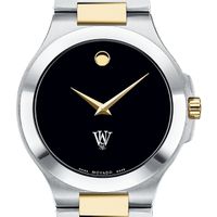 WashU Men's Movado Collection Two-Tone Watch with Black Dial