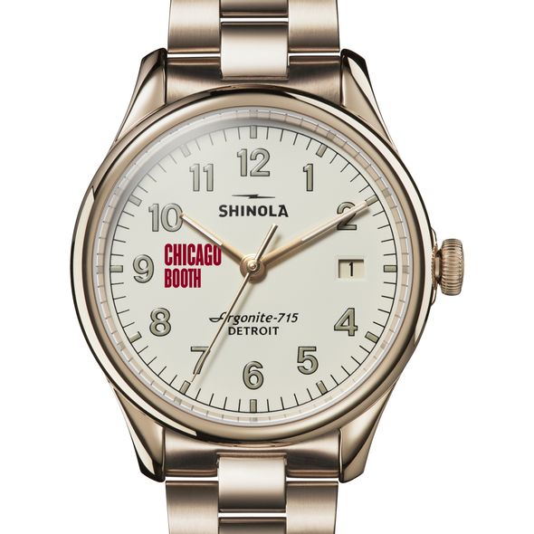 Chicago Booth Shinola Watch, The Vinton 38mm Ivory Dial - Image 1
