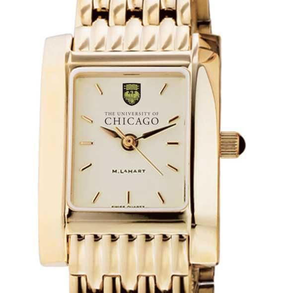 Chicago Women's Gold Quad Watch with Bracelet