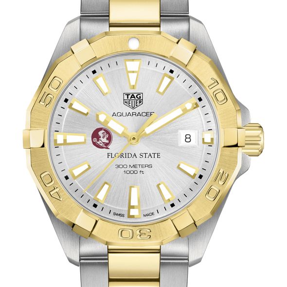 Florida State University Men's TAG Heuer Two-Tone Aquaracer