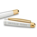 Brigham Young University Fountain Pen in Sterling Silver with Gold Trim - Image 2