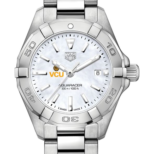 Virginia Commonwealth University Women's TAG Heuer Steel Aquaracer w MOP Dial