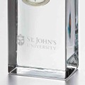 St. John's Tall Glass Desk Clock by Simon Pearce - Image 2