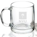 New York University 13 oz Glass Coffee Mug - Image 2