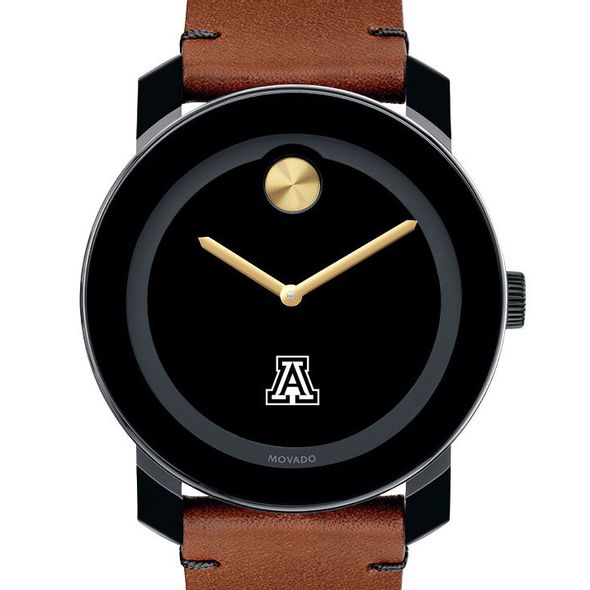 University of Arizona Men's Movado BOLD with Brown Leather Strap - Image 1